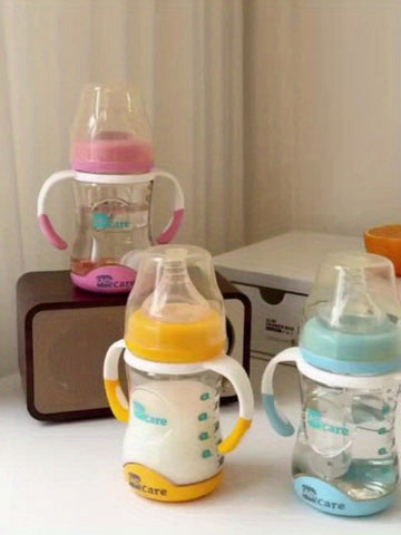 6pcs EASYCARE Wide-Mouth Baby Bottle, 236.22-472.44inch Nipple, 160ml\u002F5.6oz PPSU - Large, Durable, Easy-Grip & Clean Sippy & Straw Cup - Perfect for Parties, Gender Reveals, Weddings, Christmas & Holiday Gifts