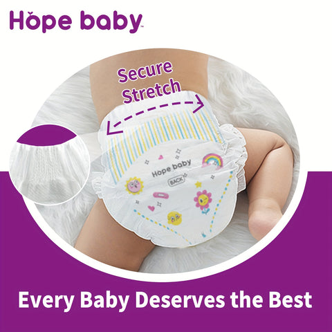HOPE BABY 74 Count (8-14 LBS) Disposable Baby Diapers Newborn Dry, Softness & Comfort Fit, Leak-Proof Overnight Protection, Hypoallergenic With Skin As Halloween, Christmas Gift