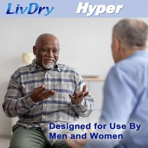 LivDry High Absorbency Pad Insert for Incontinence Briefs Adult Diapers( Women Men) Hyper 2400( 18 Count), Incontinence Diapers, Incontinence Underwear for Women, Incontinence Pads for Women, Incontinence Underwear Bladder Control