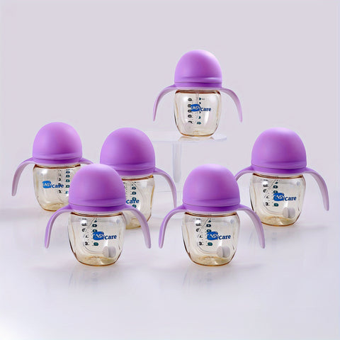6pcs EASYCARE Wide-Mouth Baby Bottle, 236.22-472.44inch Nipple, 160ml\u002F5.6oz PPSU - Durable, Easy-Grip & Clean Sippy Cup & Straw Cup - Ideal for Baby Showers, Gender Reveals, Weddings, Christmas & Holiday Gifts