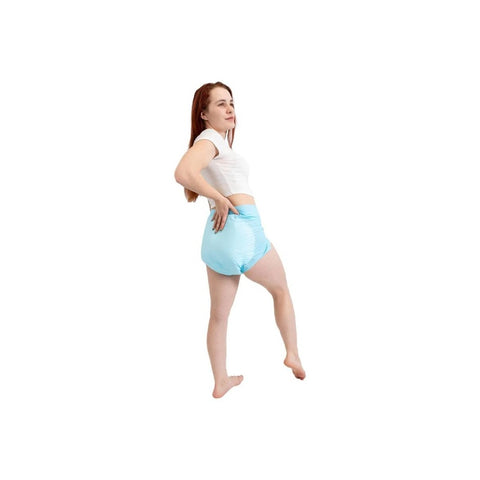 2 Pack Lunar Cub - 3.17gal Adult Diapers Medium Size - Heavy-Duty Incontinence Underwear with Cute Bear & Rabbit Cartoon Design, Leak-Proof Protection, Soft Comfort Fit, Wet Wipe Compatible, Individually Wrapped for Hygiene - Ideal for Bedridden, Post-Sur