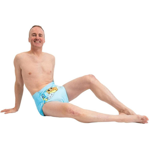 2 Pack Lunar Cub - 3.17gal Adult Diapers Medium Size - Heavy-Duty Incontinence Underwear with Cute Bear & Rabbit Cartoon Design, Leak-Proof Protection, Soft Comfort Fit, Wet Wipe Compatible, Individually Wrapped for Hygiene - Ideal for Bedridden, Post-Sur