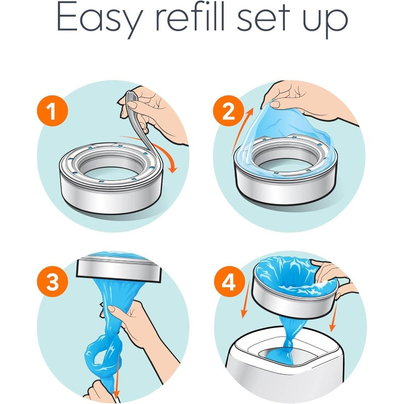 Refills, Holds up to 270 Diapers, Pack of 3, Cloth Diapers, Reusable Diapers, Cloth Nappies, Nappy Refills, Nappy Pants, Nappy Cloth Diapers, Cloth Nappy Refills, Nappy Pants Refills, Cloth Diaper Refills, Nappy Diaper Refills, Cloth Diaper Storage, Diape