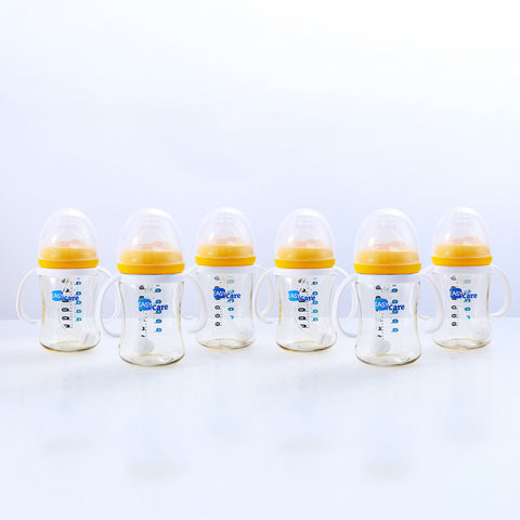 6 Pack EASYCARE Wide-Mouth Baby Bottle, 236.22-472.44inch Nipple, 180ml\u002F6.3oz PPSU - Drop-Proof With Gravity Ball Sippy & Straw Cup, Easy To Grip & Clean - Ideal For Baby Showers, Gender Reveals, Weddings, Christmas & Holiday Gifts