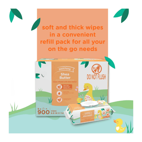 Gentle Touch Baby Wipes – 300 Count | Ultra-Soft Fragrance-Free Wipes with Shea Butter & 99% Water | Hypoallergenic Newborn Essentials for Sensitive Skin