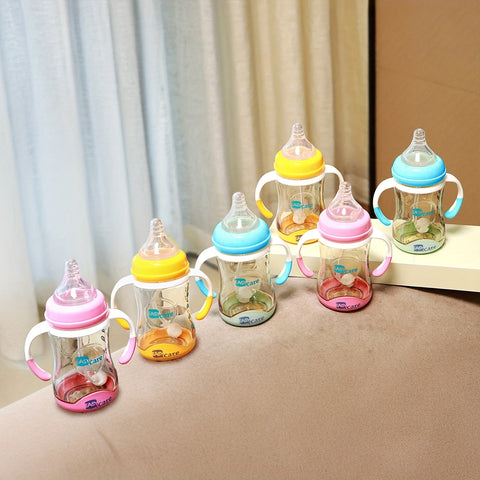 6pcs EASYCARE Wide-Mouth Baby Bottle, 236.22-472.44inch Nipple, 160ml\u002F5.6oz PPSU - Large, Durable, Easy-Grip & Clean Sippy & Straw Cup - Perfect for Parties, Gender Reveals, Weddings, Christmas & Holiday Gifts