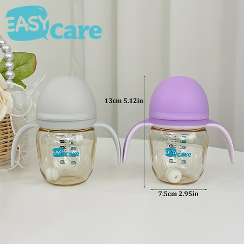 Durable Baby Bottle 5 Pack EASYCARE Wide-Mouth Baby Bottle | 6-12M Nipple, 160ml\u002F5.6oz PPSU - Durable, Easy-Grip & Clean Sippy Cup & Straw Cup - Ideal For Baby Showers, Gender Reveals, Weddings, Christmas & Holiday Gifts