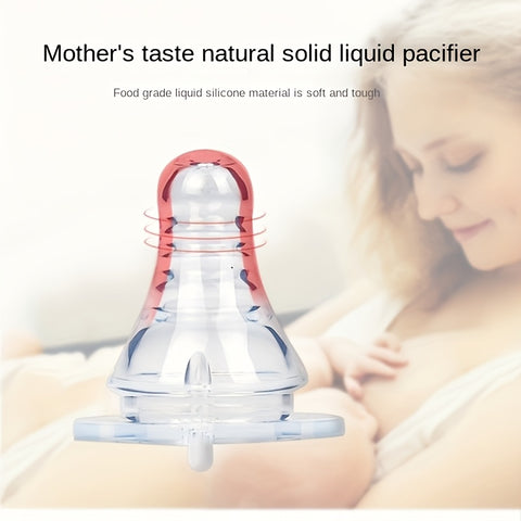 Portable 60ml Baby Bottle with Silicone Nipple for Newborns Up to 6 Months, Ideal for Infant Care.