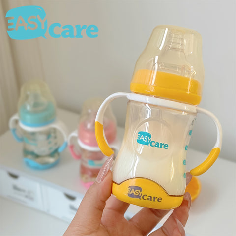 6pcs EASYCARE Wide-Mouth Baby Bottle, 236.22-472.44inch Nipple, 160ml\u002F5.6oz PPSU - Large, Durable, Easy-Grip & Clean Sippy & Straw Cup - Perfect for Parties, Gender Reveals, Weddings, Christmas & Holiday Gifts