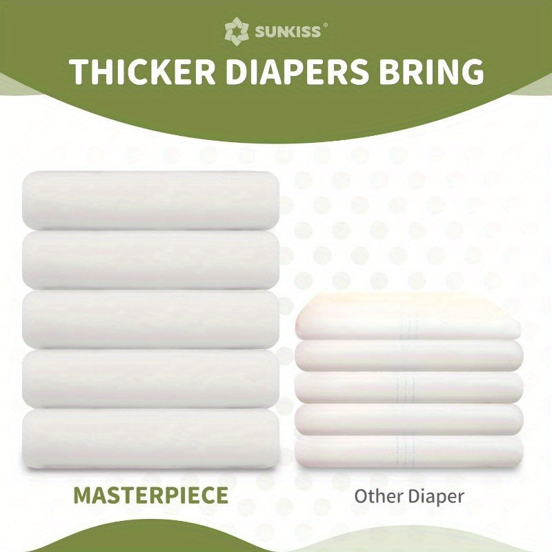 Trustplus Booster Pads 15x 4 Masterpiece Adult Diapers with Tabs White, Small\u002FMedium, 10 Count, Adult Care, Absorbent Pads, Comfortable Fit, Tab Closure, Durable Construction, Skinfriendly Fabric, Reusable Diapers - Overnight Leak Protection, Extra S