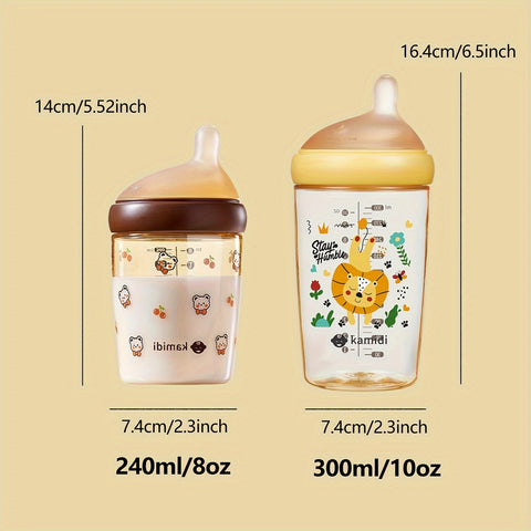 1 PPSU Material Baby Bottle, Perfect Gift for Boys and Girls on Christmas, Halloween, Thanksgiving, New Year's Day, Valentine's Day - 8oz\u002F10oz