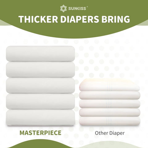 Masterpiece Adult Diapers with Tabs, Unisex Disposable Incontinence Briefs for Women and Men, Odor Control, White, Large\u002FXL, Previously Large, 10 Count, Incontinence Diapers, Adult Diaper Cover, Incontinence Underwear for Reusable Pads