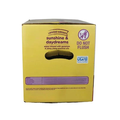 Gentle Touch Limited Edition Sunshine & Daydreams Baby Wipes, 900 Count | Ultra-Soft Fragrance-Free Wipes with Shea Butter & 99% Water | Hypoallergenic Newborn Essentials for Sensitive Skin