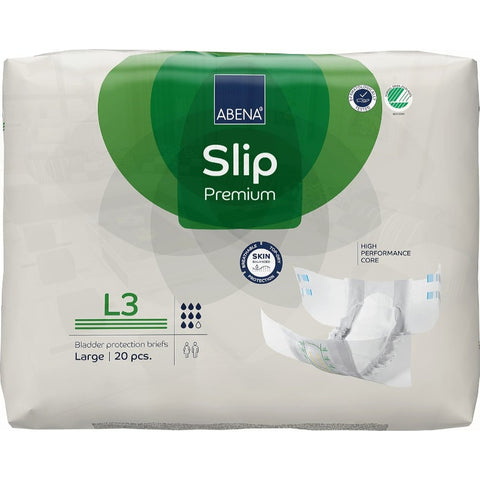 Premium Adult Diapers Slip Disposable Incontinence Briefs Heavy Absorbency Level 3 Large 20 Count, Incontinence Diapers, Diapers for Women, Diaper for Men, Adult Diaper Cover, Incontinence Diapers for Women, Adult Care, Incontinence Management, Comfortabl