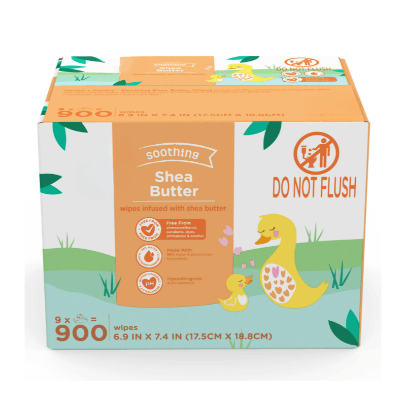 Gentle Touch Baby Wipes – 300 Count | Ultra-Soft Fragrance-Free Wipes with Shea Butter & 99% Water | Hypoallergenic Newborn Essentials for Sensitive Skin